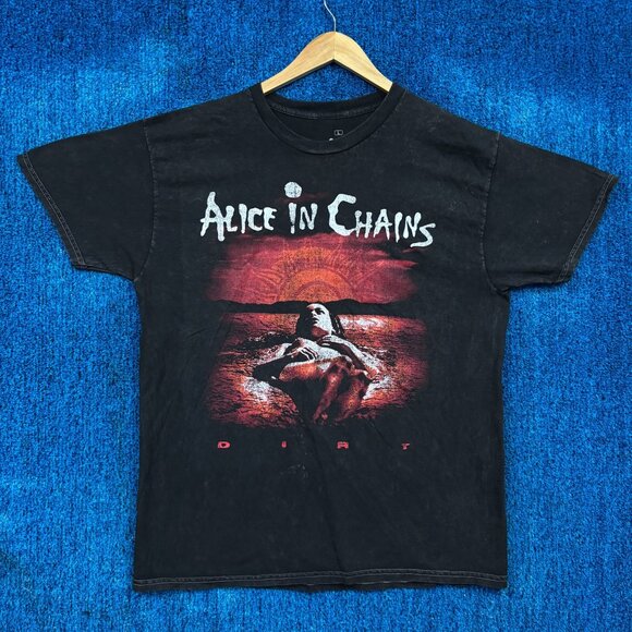 Alice In Chains Dirt Mineral Wash Rock T-Shirt Size Large - Picture 1 of 5